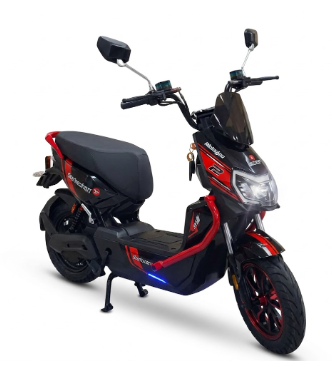 Bicimoto Eléctrica Mobulaa EB-17 Raptor Max - Llantas de 12" y Estilo Deportivo