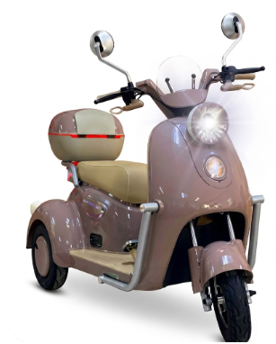 Trimoto Eléctrica Mobulaa M3 Family-3 - Estilo Vintage, Máxima Estabilidad y Confort
