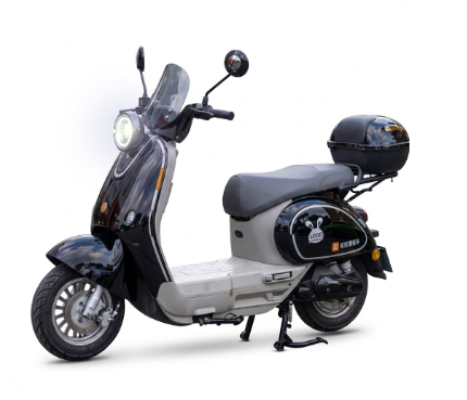 Bicimoto Eléctrica Mobulaa Girl 4 - Estilo Clásico con Parabrisas y Doble Opción de Batería