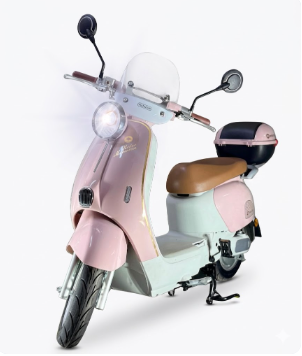 Bicimoto Eléctrica Mobulaa Girl 5 - Edición Premium con Parabrisas y Doble Batería