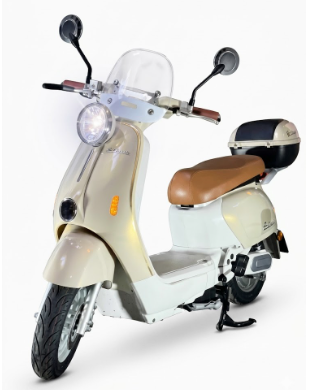 Bicimoto Eléctrica Mobulaa Girl 5 - Edición Premium con Parabrisas y Doble Batería