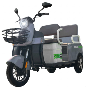 Trimoto Eléctrica Mobulaa M2 Family-2 - Mayor Espacio, Estabilidad y Confort Familiar