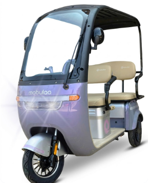 Trimoto Eléctrica Mobulaa P7 Family-7 con Techo - Máxima Protección y Confort Familiar