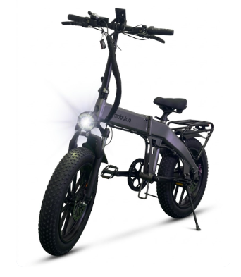 Bicicleta Eléctrica Mobulaa X1 - Diseño Plegable Fat Bike con Motor de 350W